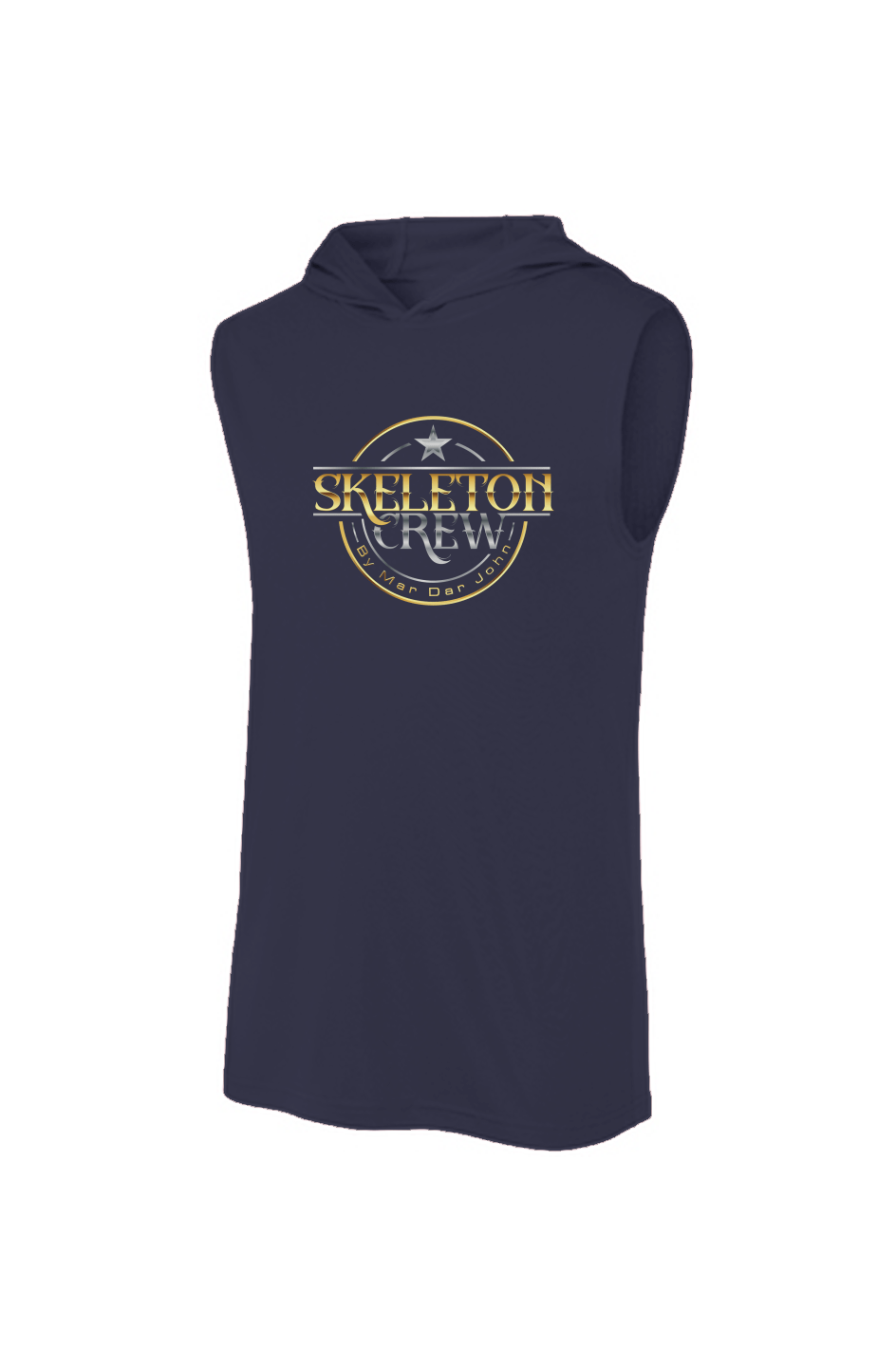 skeleton crew sport tek sleeveless hoodie athletic wear